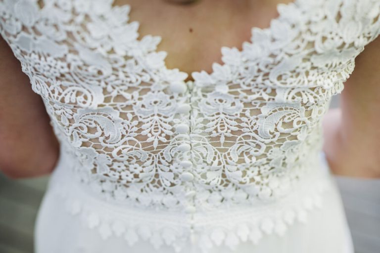 Brautkleid Spitze Details